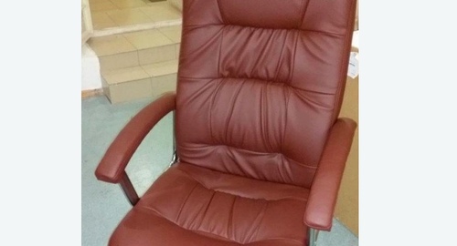 Обтяжка офисного кресла. Североморск